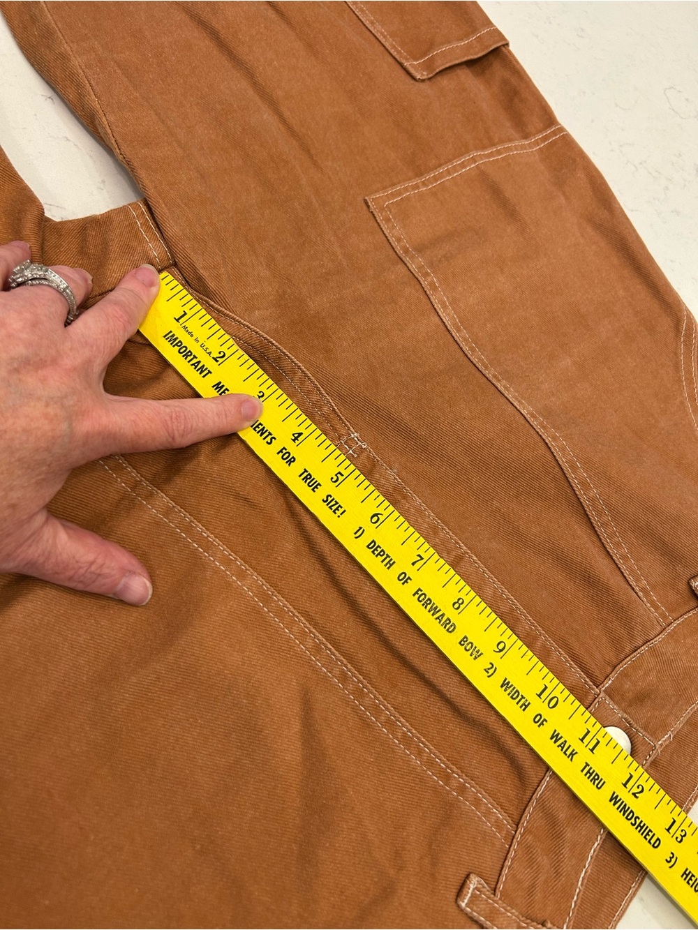 Altar'd State Rust Wide-Leg Cargo Pants - Picture 5 of 10